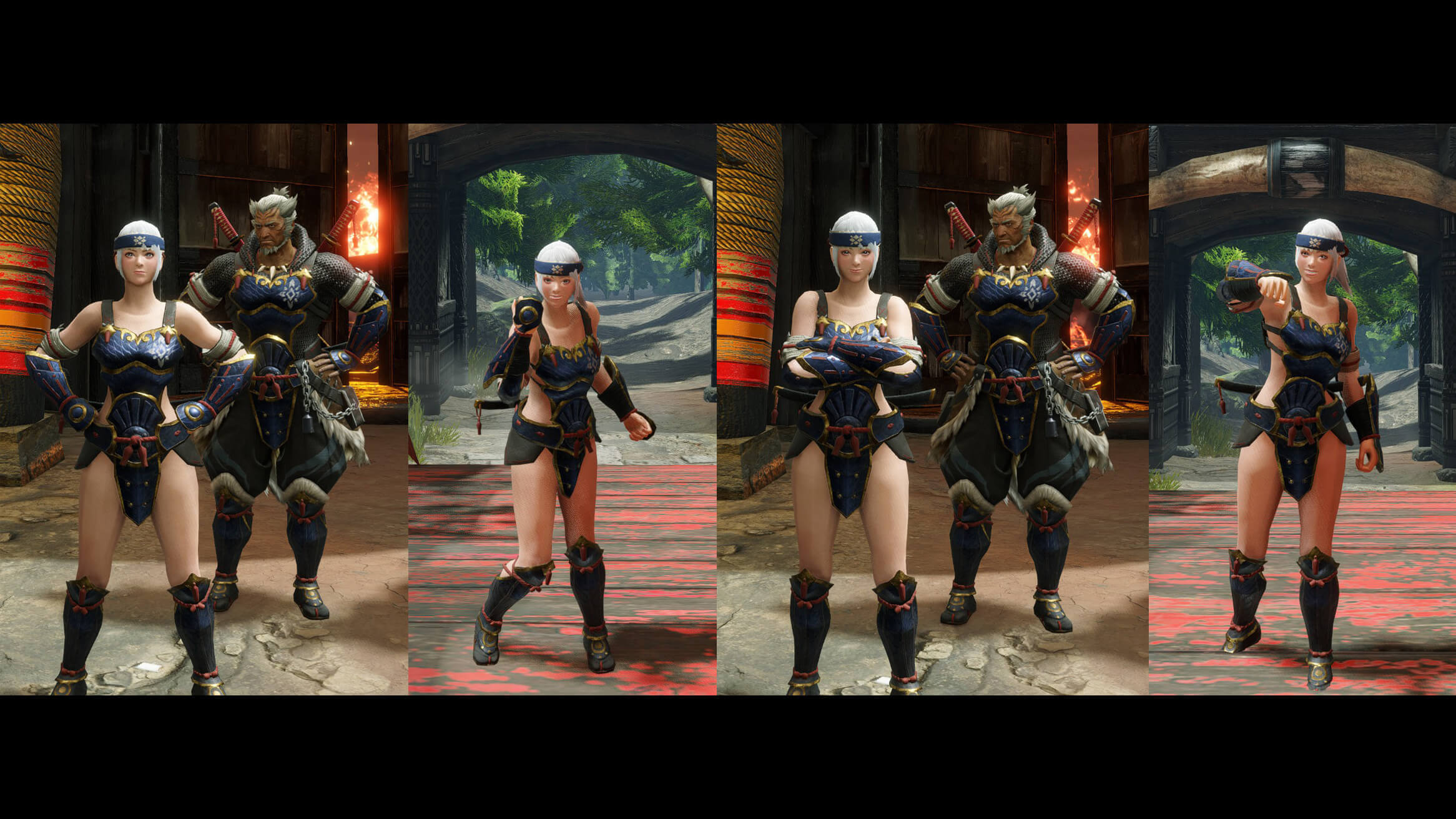 《怪物獵人：崛起》清涼化普賢套裝MOD