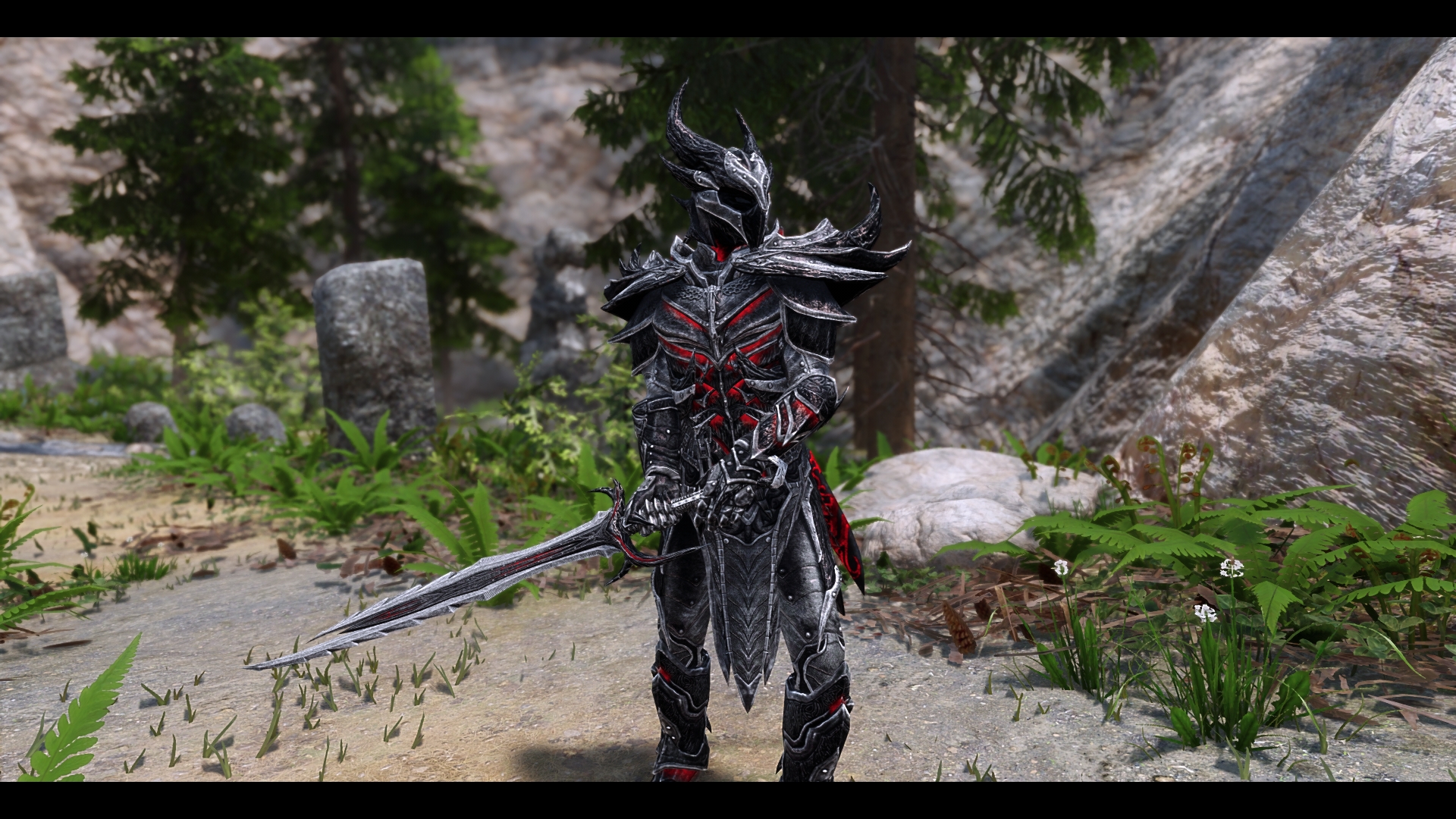 《上古卷軸5：天際重制版》魔神達德里克武器盔甲外觀MOD