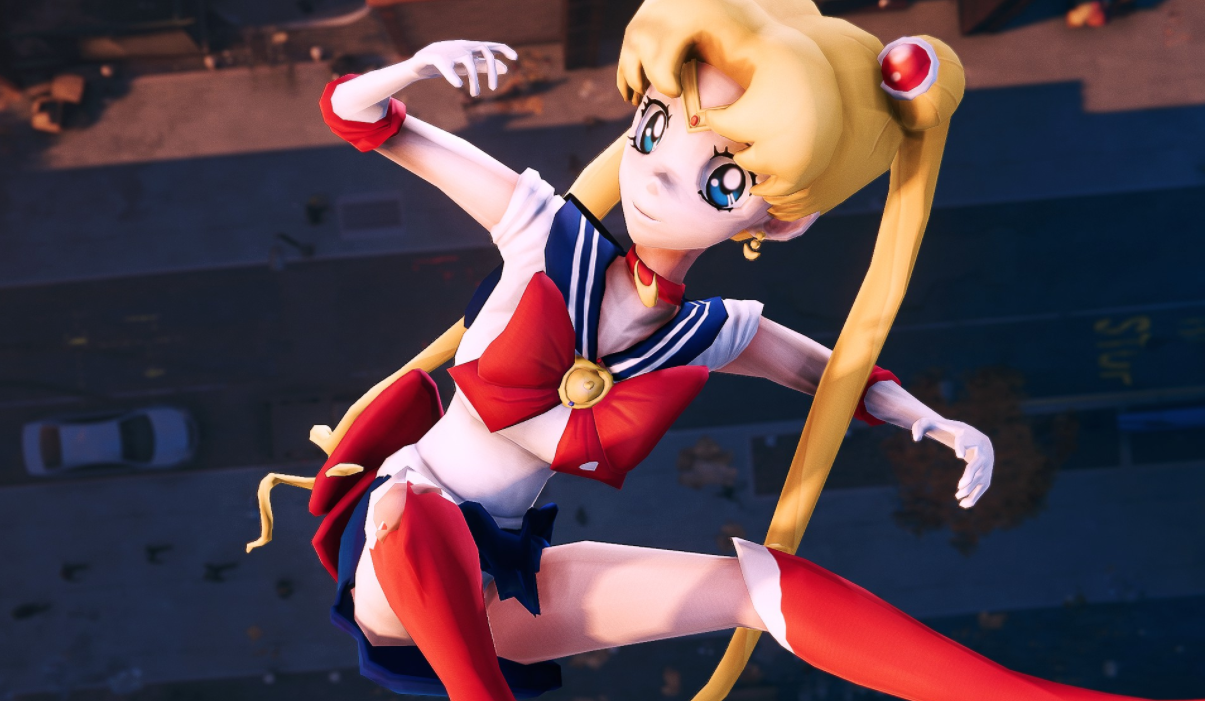 《漫威蜘蛛俠：重制版》美少女戰(zhàn)士月野兔蜘蛛俠MOD