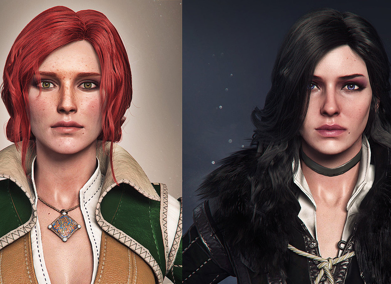 《巫師3：狂獵》傳奇大師清涼體畫系列MOD