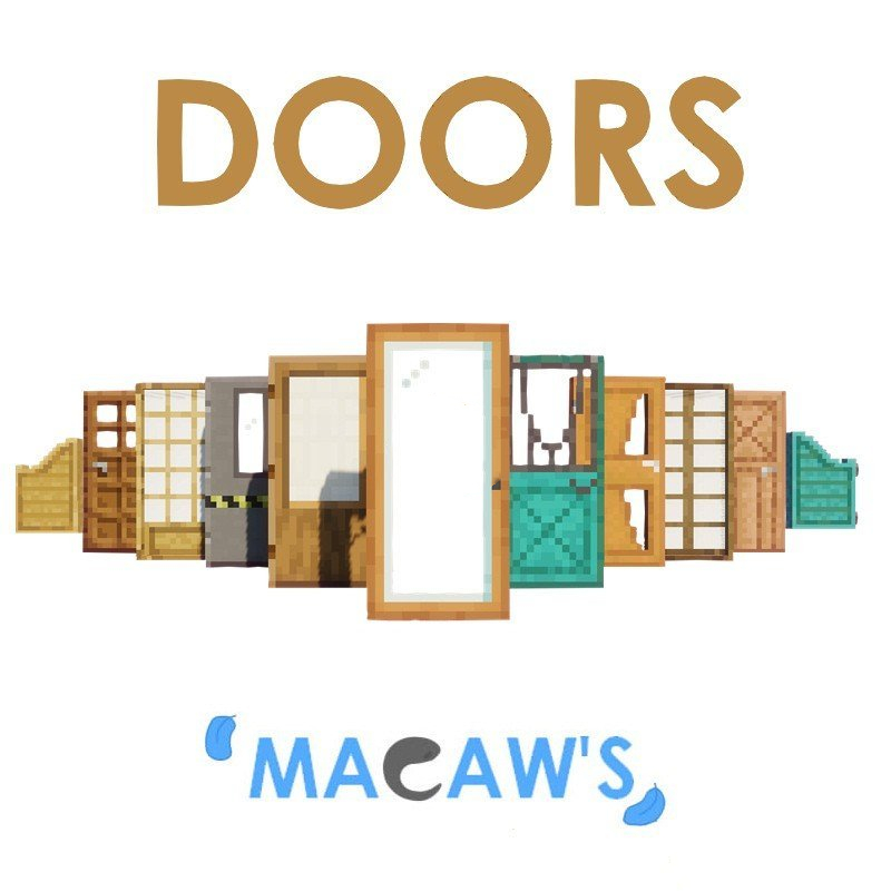《我的世界》Macaw的門V1.19.4MOD