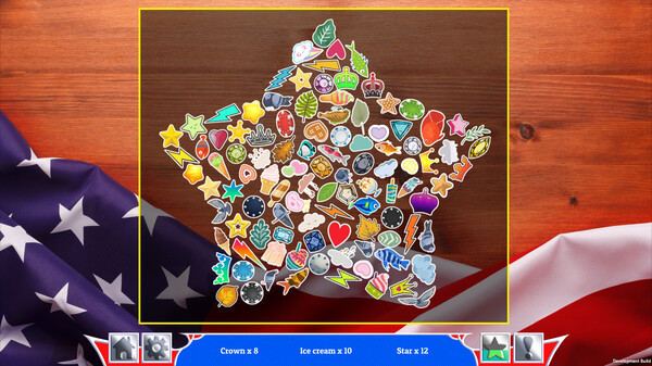 星星，條紋和游戲