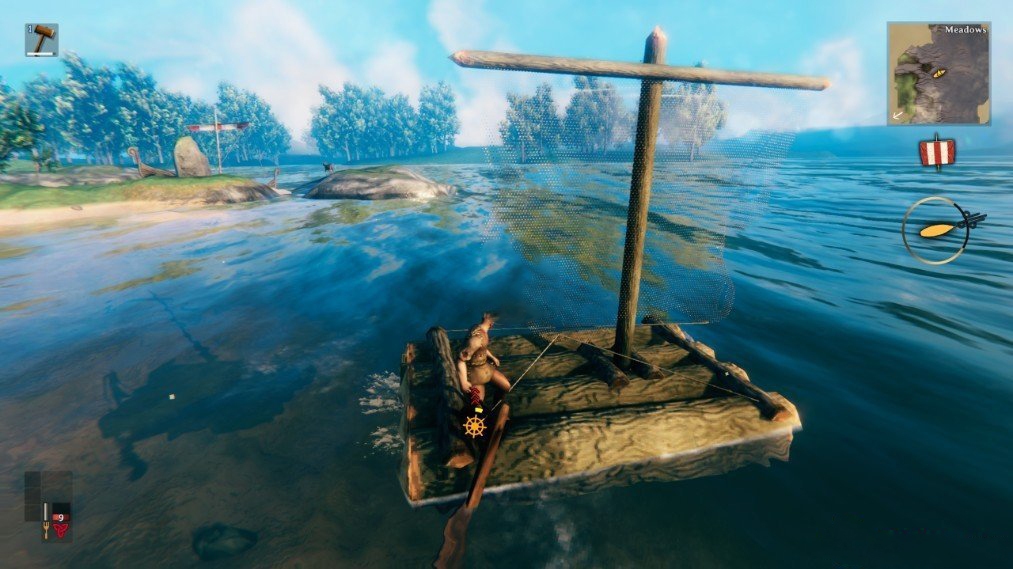 《Valheim：英靈神殿》透明船帆MOD
