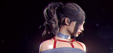 《生化危機2：重制版》克萊爾艾達BDSM內(nèi)衣膠帶黑色綁帶MOD