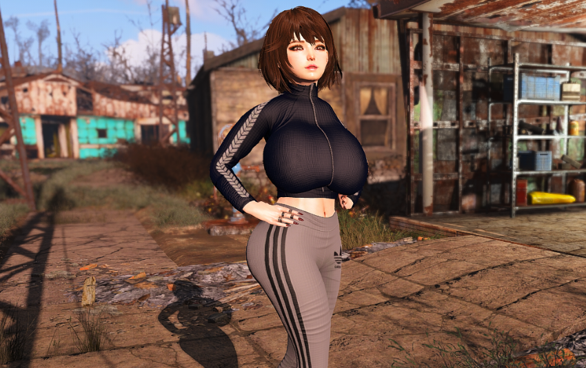 《輻射4》女性角色健身服裝包MOD