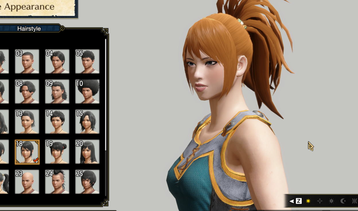 《怪物獵人崛起：曙光》強勢麒麟馬尾18號發型MOD