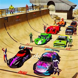 明星飛車戰隊大坡道比賽