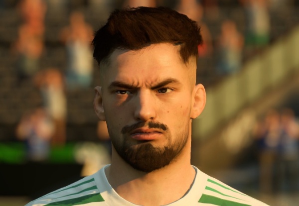 《FIFA 22》哈克薩巴諾維奇臉型補丁