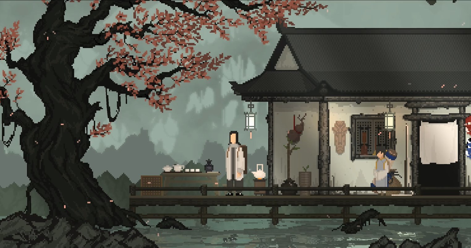 《Wallpaper Engine》山海旅人七云居游戲場景動態壁紙