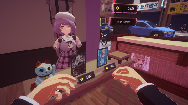 美食女孩-泡泡飲料攤