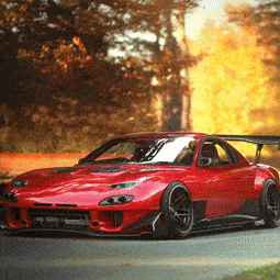《Wallpaper Engine》帥馬自達RX-7 FD跑車動態壁紙