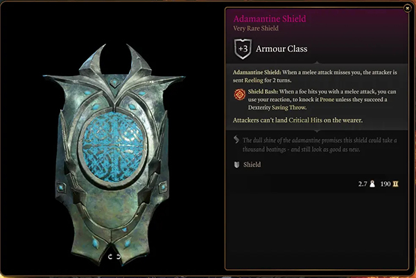 《博德之門3》金剛武器與盔甲MOD