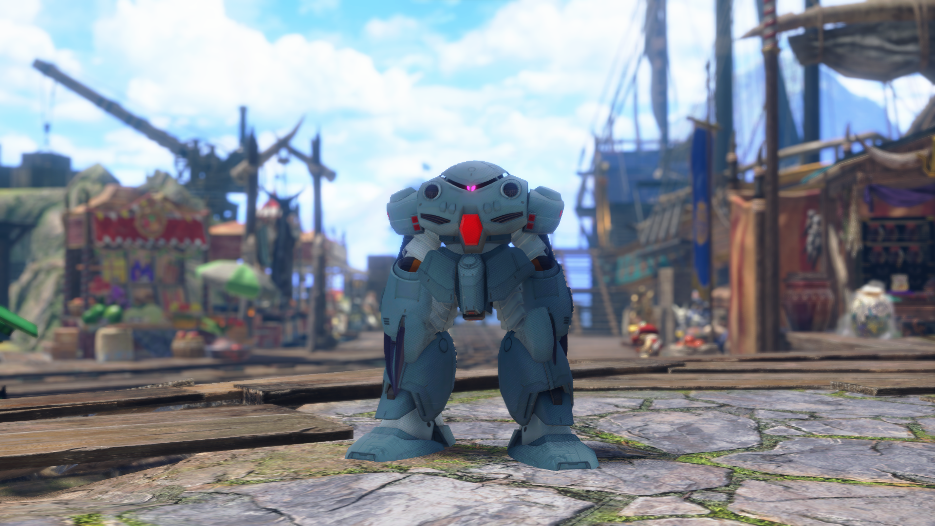 《怪物獵人：崛起》MSM-07魔蟹高達外觀MOD