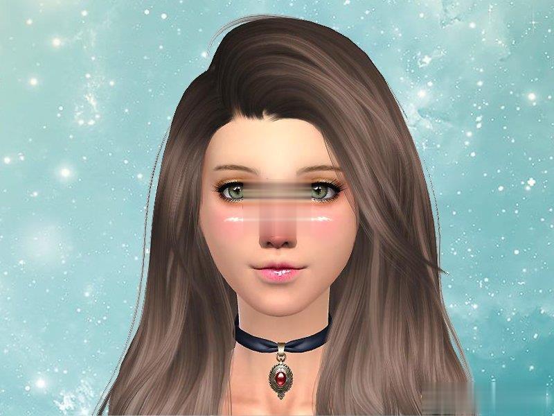《模擬人生4》可愛條紋腮紅MOD