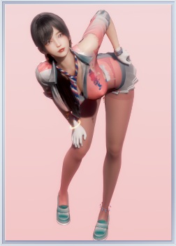 《ROOM Girl》涼鞋網襪長腿小姐姐MOD