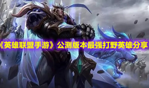 《英雄聯(lián)盟手游》公測版本最強打野英雄分享