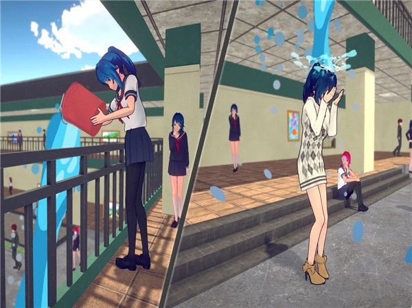 動漫高學校女孩生活3D