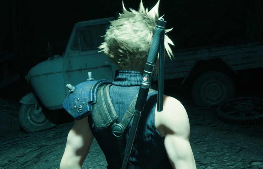 《最終幻想7：重制版》克勞德警棍武器MOD