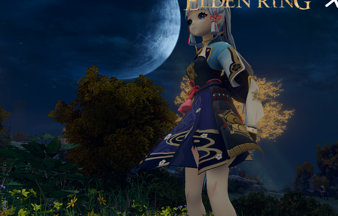 《艾爾登法環》神里綾華替換布萊澤套MOD