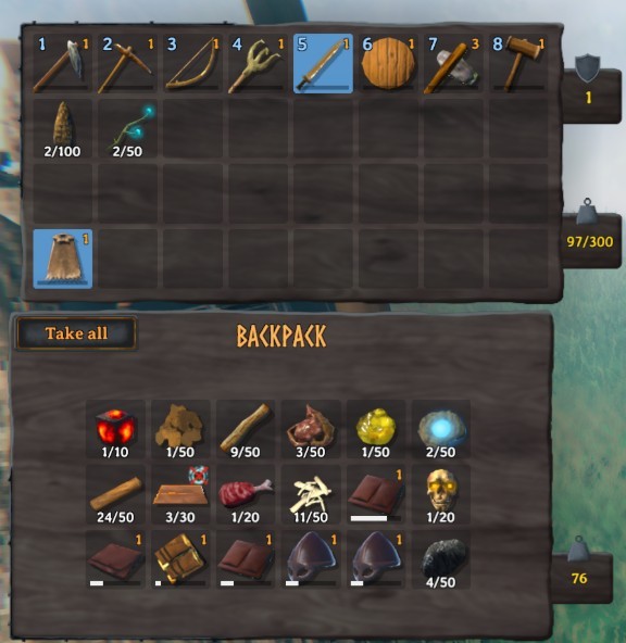 《Valheim：英靈神殿》背包大修MOD