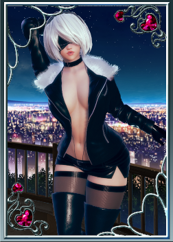 《AI少女》敞開式黑色夾克尼爾2B小姐姐MOD