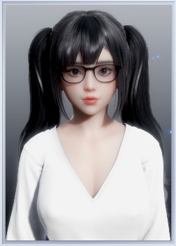 《ROOM Girl》黑框眼鏡雙馬尾美少女MOD