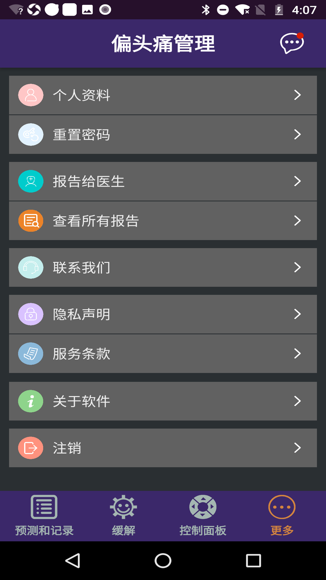 偏頭痛管理