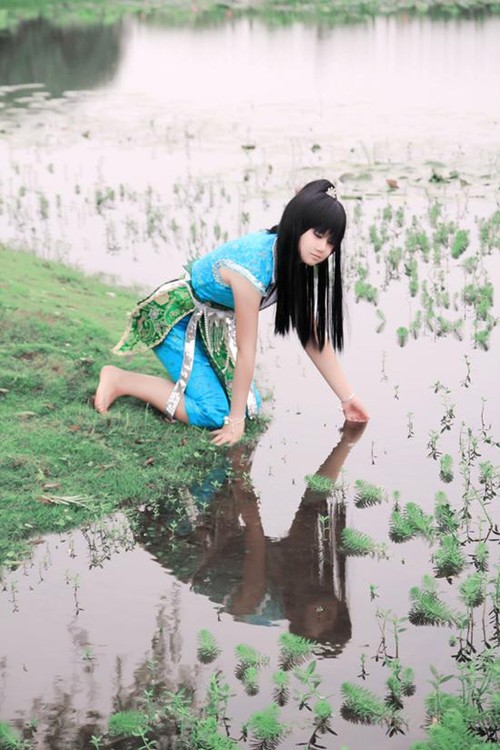 葫蘆娃也中槍娘化 COS女版葫蘆三兄弟 