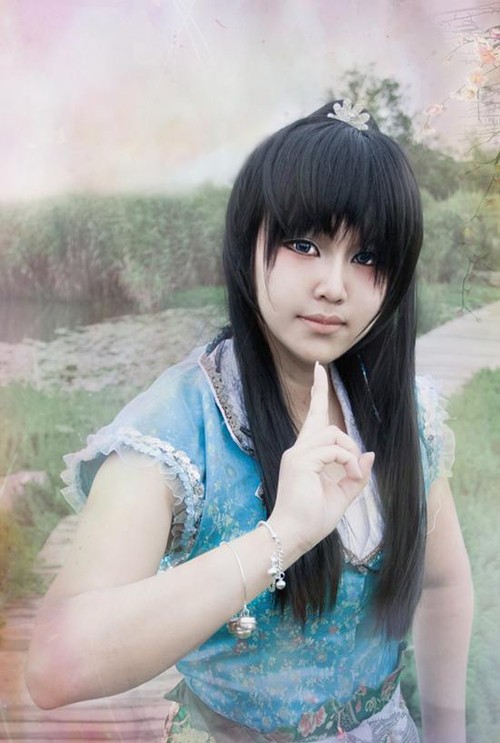 葫蘆娃也中槍娘化 COS女版葫蘆三兄弟 