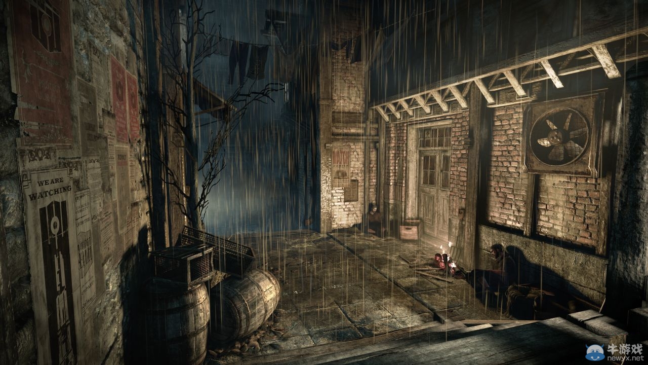 潛行大作《神偷4》PS4版宣傳預(yù)告 雨中的鐘樓