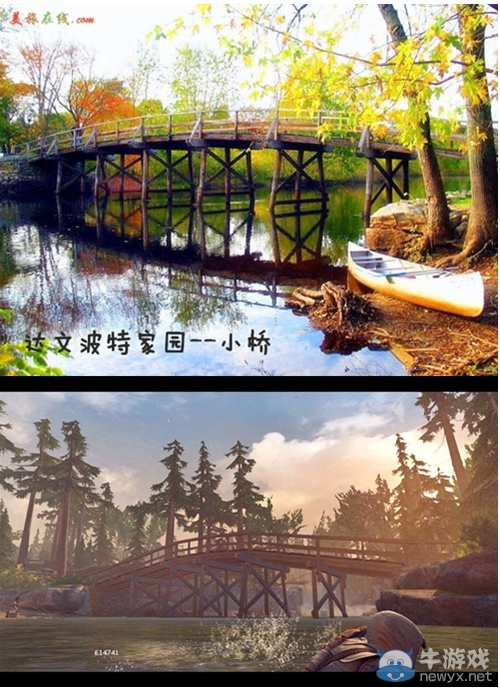 《刺客信條3》游戲場景與實景的對比 游戲能夠如此逼真