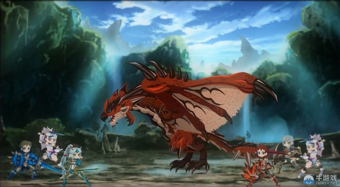 卡普空公布《怪物獵人》手機新作 采用Q版2D效果