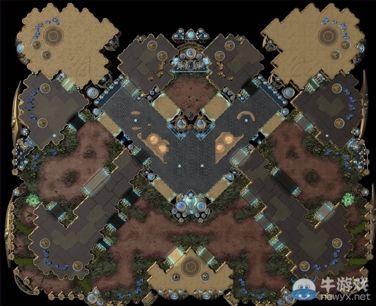 《星際爭霸2：蟲群之心》WCS2014天梯第一賽季新地圖曝光