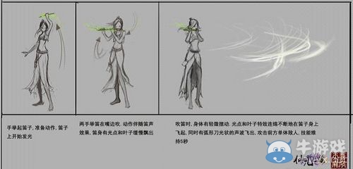 《仙凡之謠》demo角色動(dòng)作設(shè)定圖首發(fā)