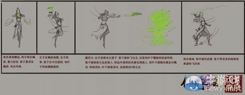 《仙凡之謠》demo角色動(dòng)作設(shè)定圖首發(fā)