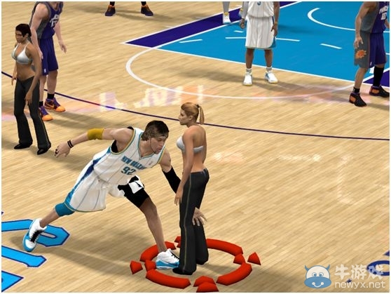 超雷！《NBA 2K10》搞笑BUG圖