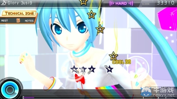 《初音未來：歌姬計劃F2》新截圖 彩虹裝米庫醬更養(yǎng)眼