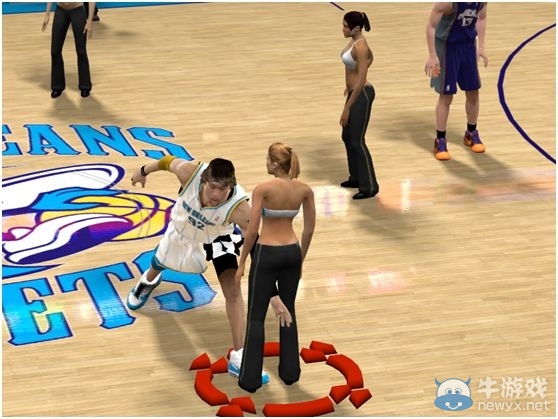 超雷！《NBA 2K10》搞笑BUG圖