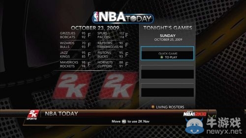 《NBA 2K10》更新后多人連線測試