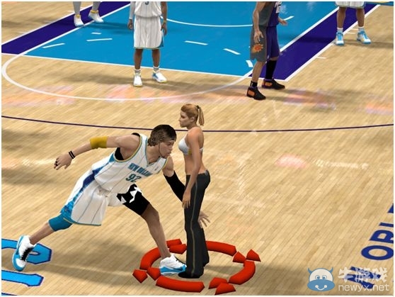 超雷！《NBA 2K10》搞笑BUG圖