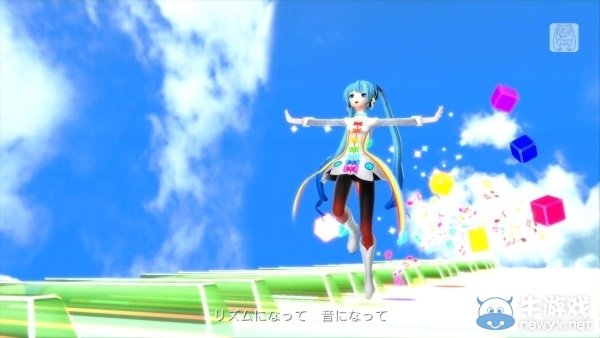 《初音未來：歌姬計劃F2》新截圖 彩虹裝米庫醬更養(yǎng)眼