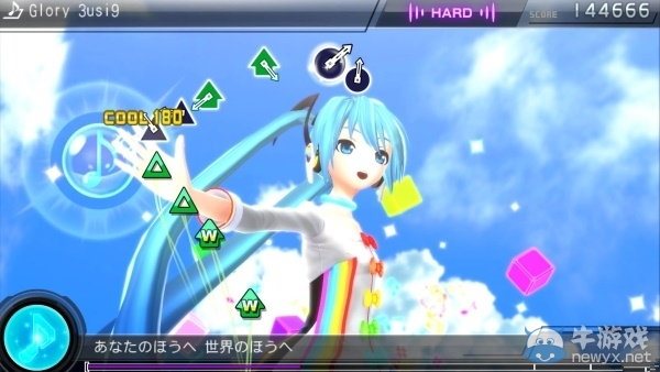 《初音未來：歌姬計劃F2》新截圖 彩虹裝米庫醬更養(yǎng)眼