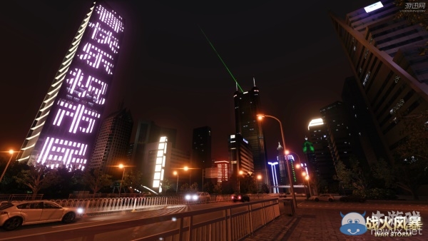 國人自制FPS《戰(zhàn)火風(fēng)暴》超酷新圖 深圳夜景畫質(zhì)逼真