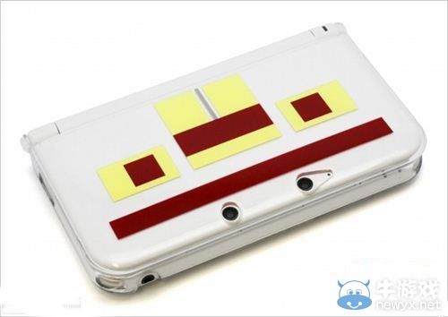 3DS：LL用復古水晶保護殼