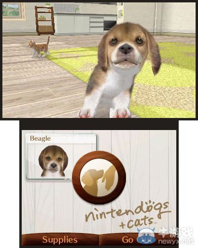 3DS《任天貓狗》 可愛寵物掌上游