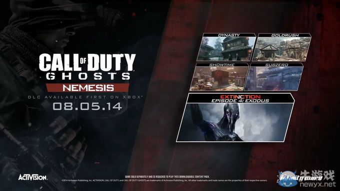 《COD：幽靈》宣傳影像：展示多張新DLC地圖