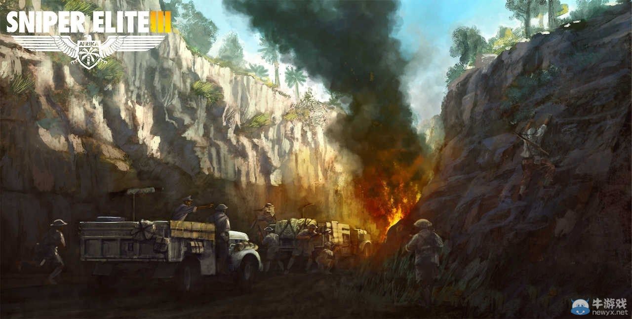 《狙擊精英3》主角設定圖：美國大兵玩虐北非納粹