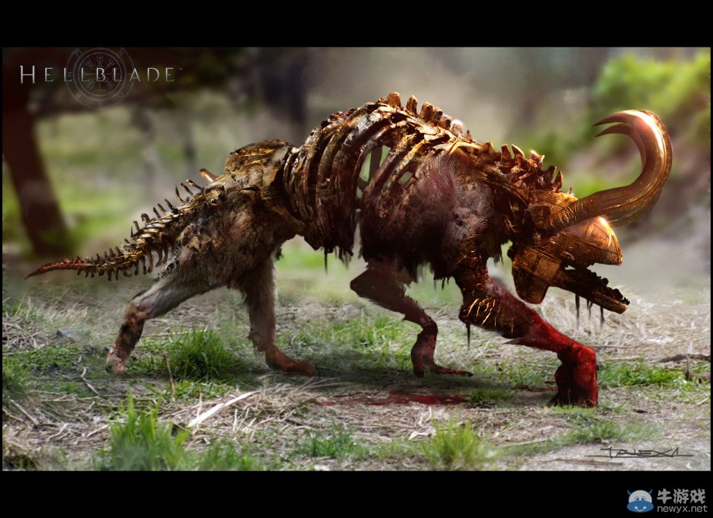 GamesCom 2014：鬼泣開發商新作《地獄之刃》（Hellblade）噩夢級原畫