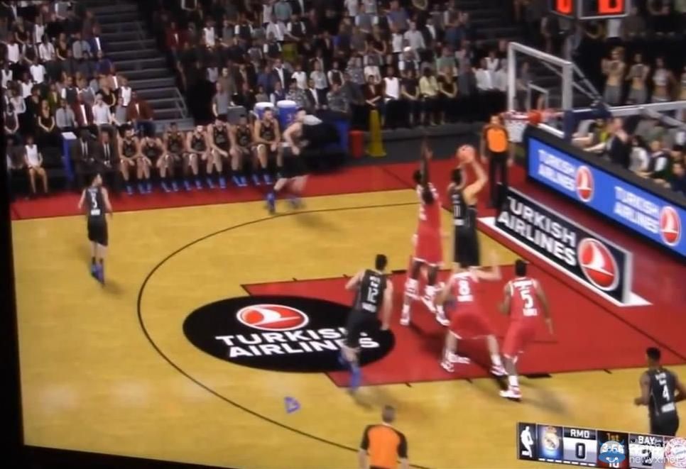 《NBA 2K15》試玩屏攝視頻：這真的不是直播？