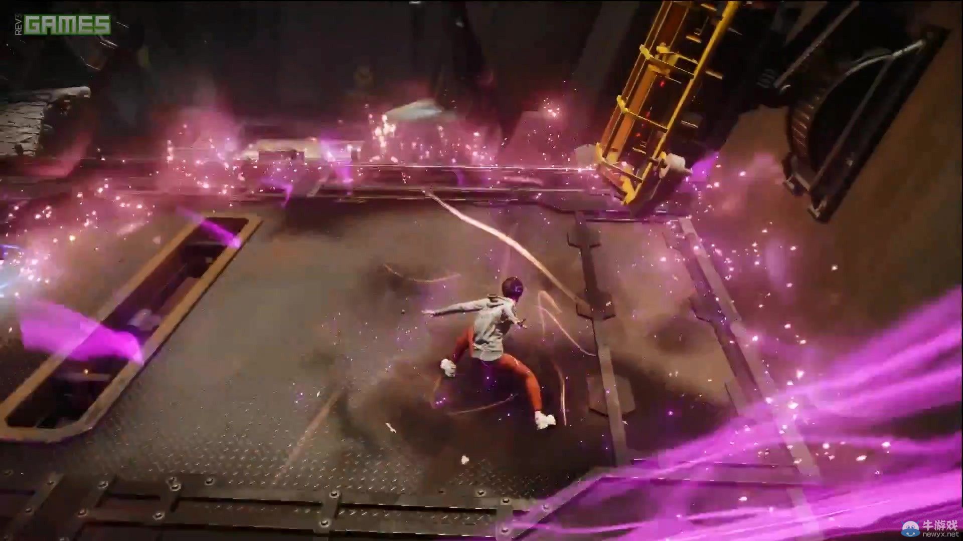 GamesCom 2014：《聲名狼藉：破曉》（inFAMOUS：First Light）新演示：女主角力戰(zhàn)群敵黑絲破洞